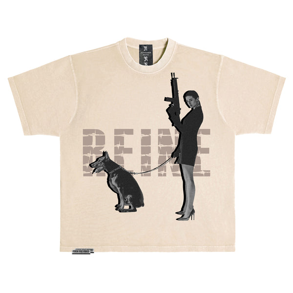 WALKING THE DOG LUXURY T-SHIRT