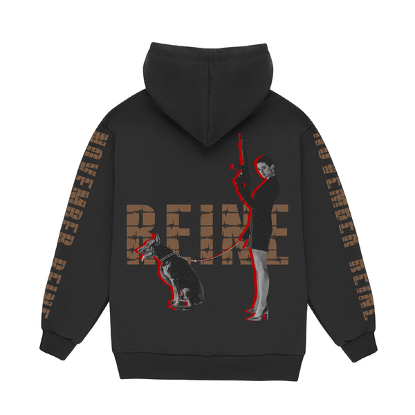 WALKING THE DOG LUXURY HOODIE