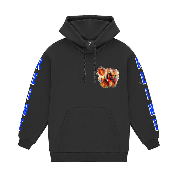 POP CHAMPAGNE AND RAISE HELL LUXURY HOODIE