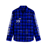 RHINE-STONED FLANNEL