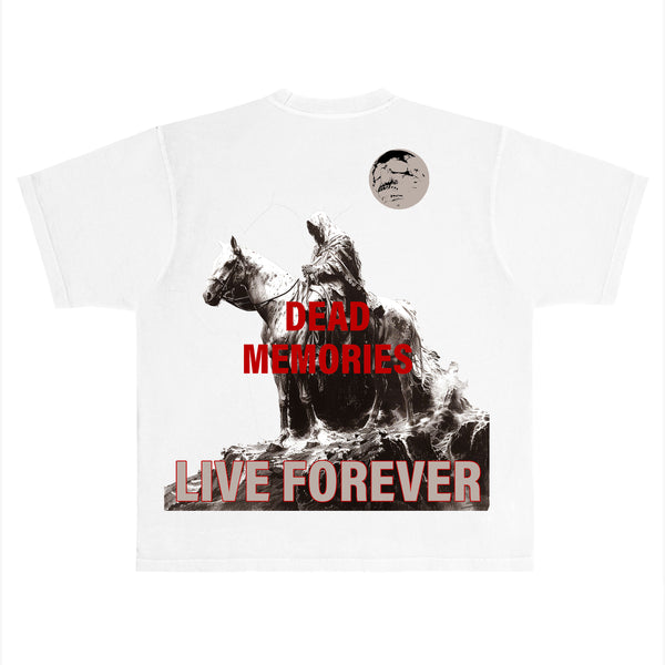 DEAD MEMORIES LIVE FOREVER LUXURY T-SHIRT