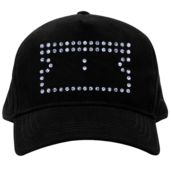 RAZOR BLADE RHINESTONE HAT