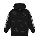 RHINE-STONED FRENCH TERRY HOODIE